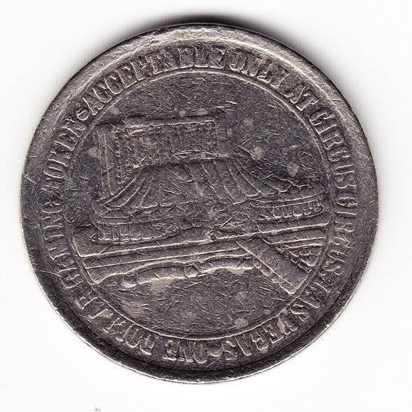 1981 Circus Circus Hotel & Casino Las Vegas $1 Gaming Token (b83) - Picture 2 of 2
